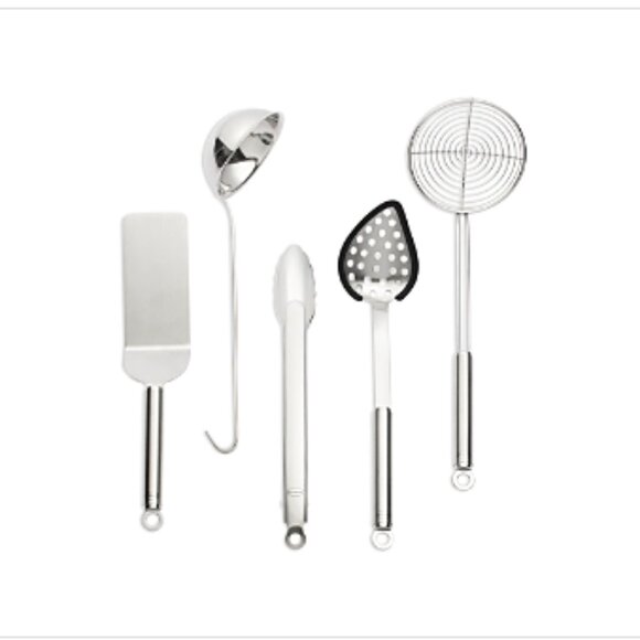 Rosle 5 Piece Stainless Steel Essential Tools Utensil Set - Picture 1 of 1
